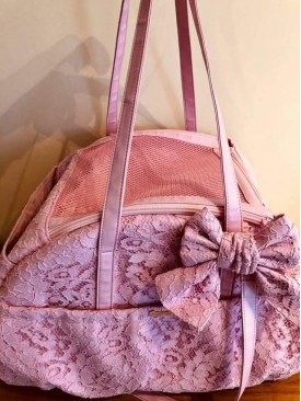 For Pets Only - limited Aria Bag pink lace